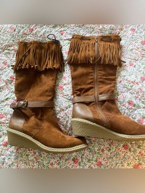Tommy Hilfiger Heidi Fringe Boots